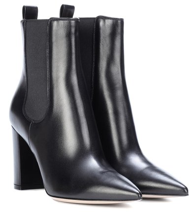 Myers Leather Ankle Boots - Gianvito Rossi | mytheresa