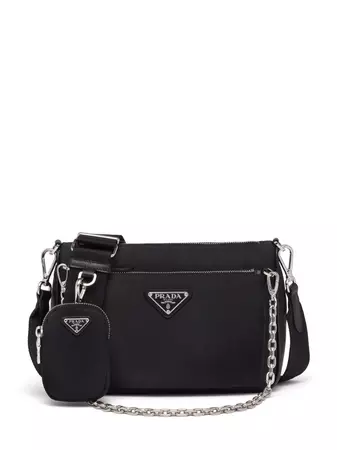 Shop Prada Re-Nylon shoulder bag with Express Delivery - FARFETCH