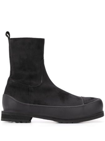 Ann Demeulemeester Mosciato Ankle Boots 20014238354 Black | Farfetch