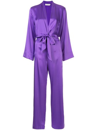 Michelle Mason X Revolve Kimono Tie Jumpsuit Ss20 | Farfetch.com
