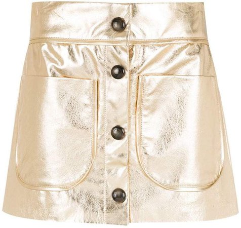 Andrea Bogosian leather skirt