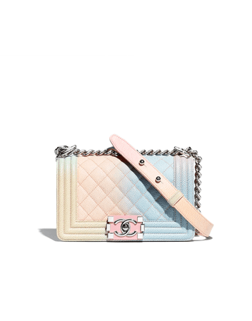 Chanel-Multicolor-Boy-Chanel-Rainbow-Small-Flap-Bag.png (564×720)