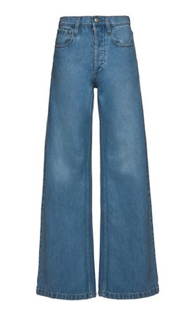 Rigid High-Rise Wide-Leg Jeans By Magda Butrym | Moda Operandi