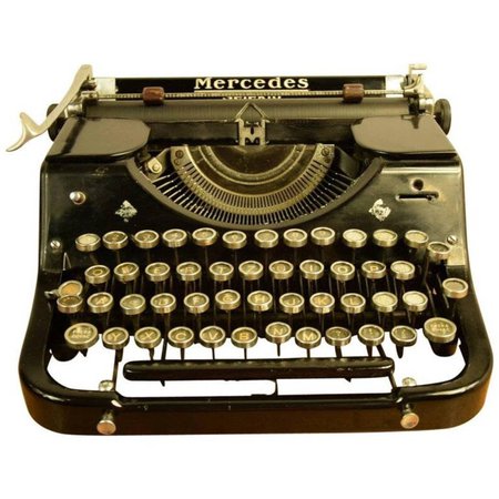 Mercedes Selecta Typewriter (1930s) | Etsy