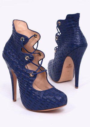 vivienne westwood women scarlet iii shoes ink blue