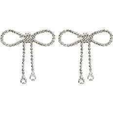Amazon.com: Agatige 2PCS Women Brooches Pins, Vintage Bowknot Brooch Pin for Shawl Dress Scarf Hats, Rhinestone Bow Brooches Fashion Jewelry Accessories for Daily Wear Parties Weddings Celebration, 6.7cm : Clothing, Shoes & Jewelry