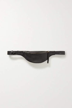 Lubo Mini Leather Belt Bag - Black