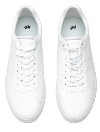 hm white sneakers