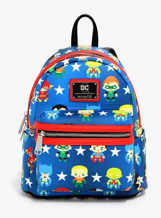 Loungefly DC Comics Justice League Chibi Mini Backpack