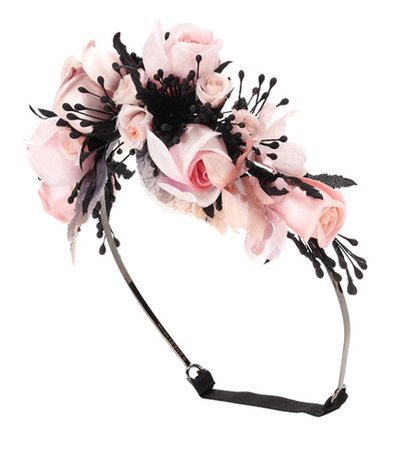 Floral-silk headband