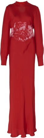 Wynn Hamlyn Bias Tie-Dye Printed Maxi Dress