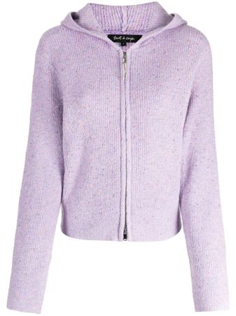 Tout a Coup zip-up Knitted Hoodie - Farfetch