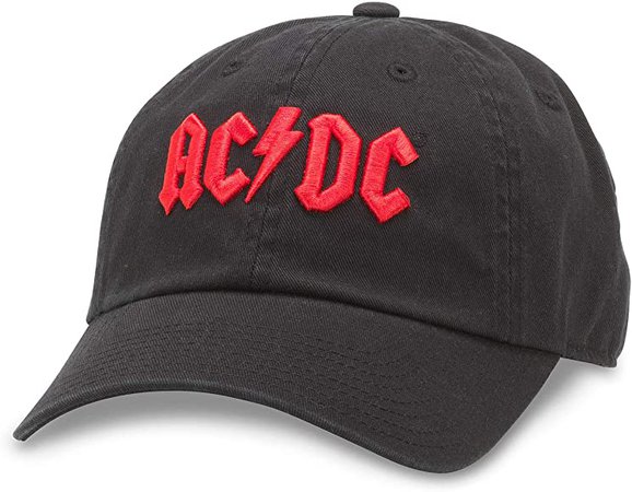 Amazon.com: American Needle Ballpark Casual Baseball Dad Hat ACDC, Black (43020A-ACDC): Clothing