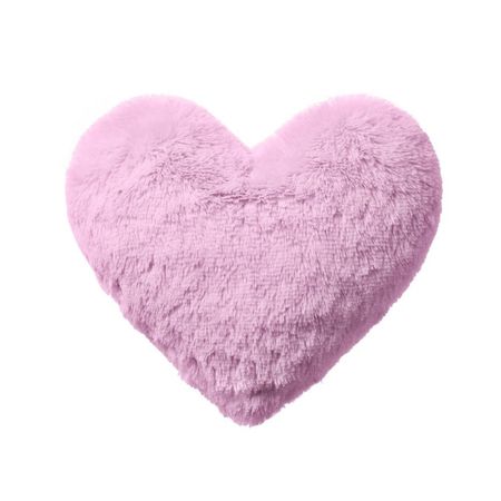 KOO Kids Fluffy Heart Cushion Lilac