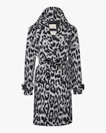 N'ONAT | Snow Leopard Faux Fur Coat | Olivela