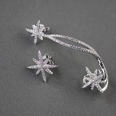 Snowflake earrings 1