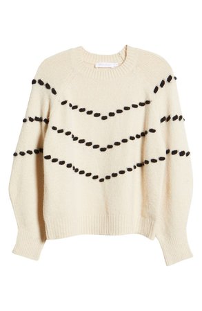All in Favor Pompom Stripe Sweater | Nordstrom