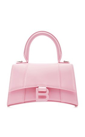 Hourglass Xs Leather Top Handle Bag By Balenciaga | Moda Operandi