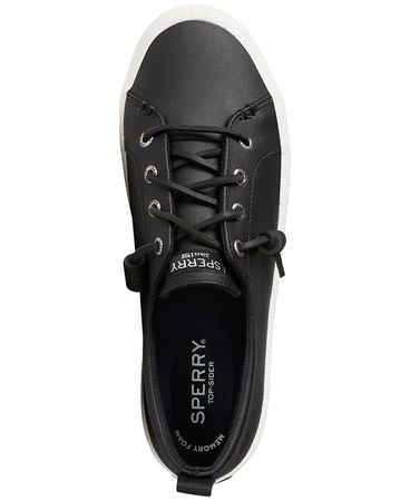 Sperry Women's Crest Vibe Leather Sneaker - Macy's