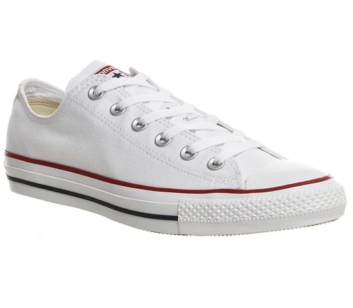 Converse All Star Low White Canvas - Unisex Sports