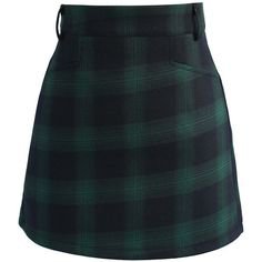 green black skirt