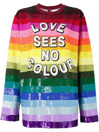 love sees no color sweater