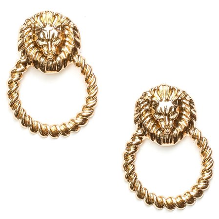 Jewelry | Lion Hoop Earrings | Poshmark