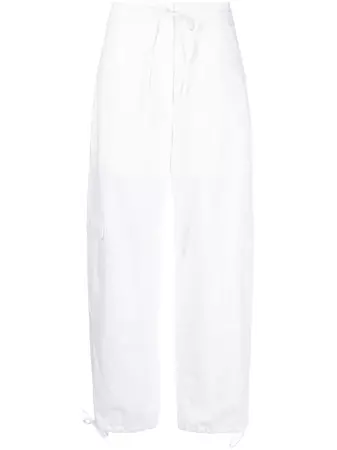 TOTEME high-waisted Tapered Cargo Trousers pants - Farfetch
