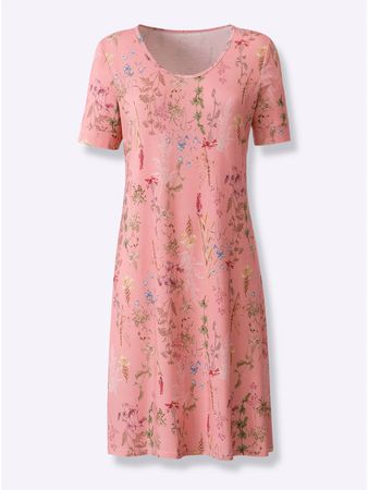 Rose-Quartz-Printed Floral Print Dress from creation L