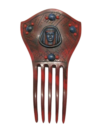 Egyptian revival hair comb