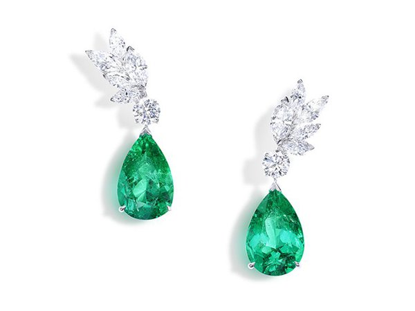 Piaget, Emerald earrings