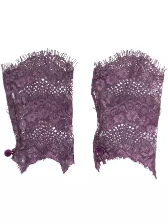 Parlor Fingerless Lace Gloves - Farfetch