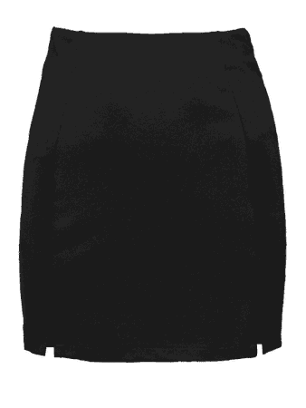 mini a line skirt