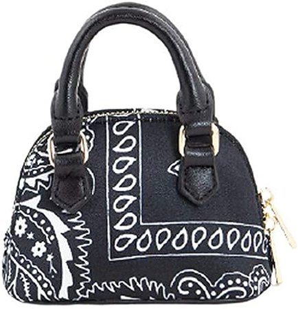 Women Mini Crossbody Bags - Handbags with Bandana Print (Black Bandana-41): Handbags: Amazon.com