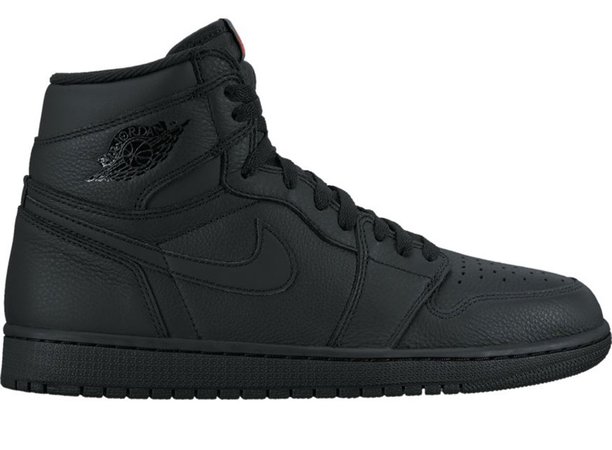 black Jordan 1s