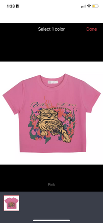 pink tiger tshirt