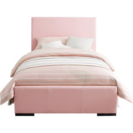 Camden Isle Hindes Pink Full Platform Bed in the Beds department at Lowes.com