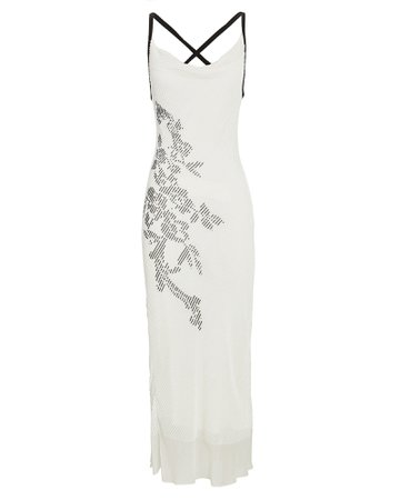 Cushnie Sequined Floral Slip Dress | INTERMIX®