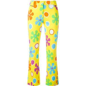 Moschino flower power cropped trousers