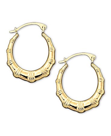 hoop earrings gold