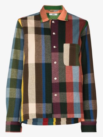 Bode plaid pattern buttoned shirt | Browns