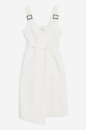 Buckle Wrap Midi Dress | Topshop