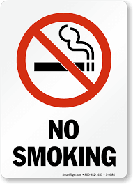 no smoking work