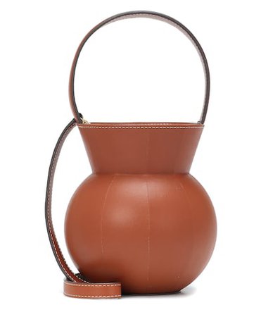 Keaton leather bucket bag
