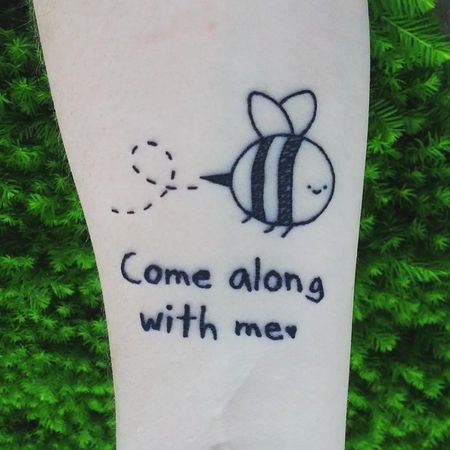"Come Along With Me" Adventure Time Tattoo