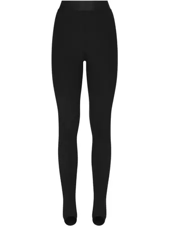 Dolce & Gabbana Technical Jersey Leggings With Branded Elastic - Farfetch