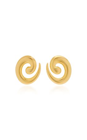 24k Gold-Plated Clip-On Earrings By Ben-Amun | Moda Operandi