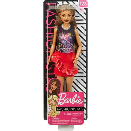 Barbie Fashionistas Doll #123 Girl Power Tee : Target