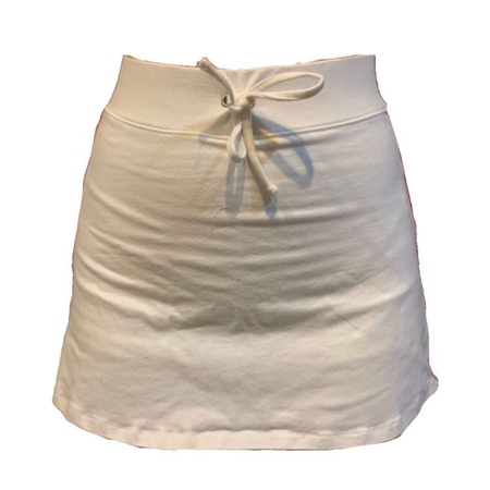 white skirt w bow