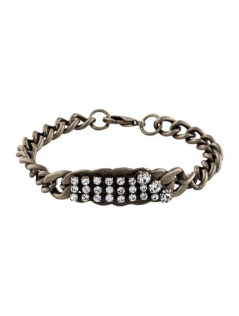 Dannijo Crystal-Accented Bar Bracelet - Bracelets - W1J22024 | The RealReal